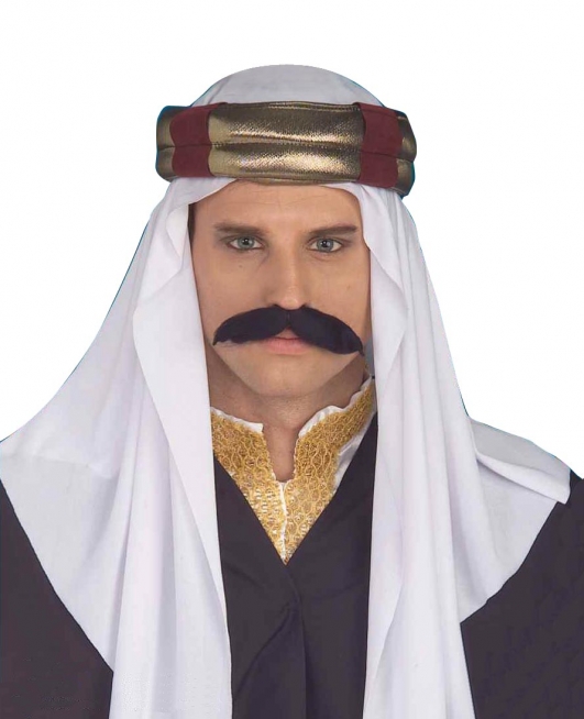 Tradizionale Bambini arabo copricapo Carnevale Cappello Nero Oro kkb0001 
