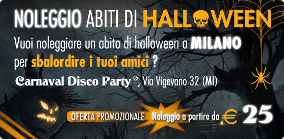 Noleggio costumi Halloween
