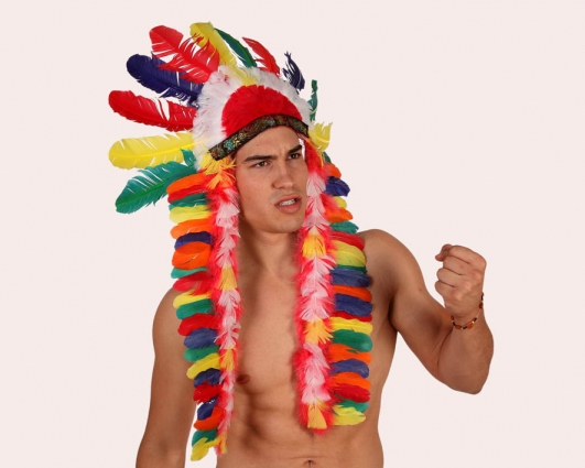 costume di carnevale COPRICAPO INDIANO