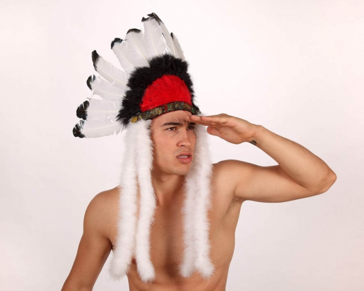 costume di carnevale COPRICAPO INDIANO