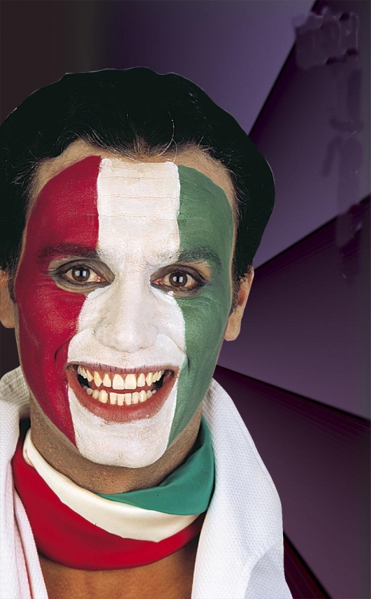 costume di carnevale MAKE UP TRICOLORE