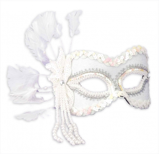 costume di carnevale MASCH. BIANCA CON PIUME