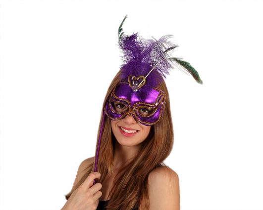 costume di carnevale MASCHERA VIOLA