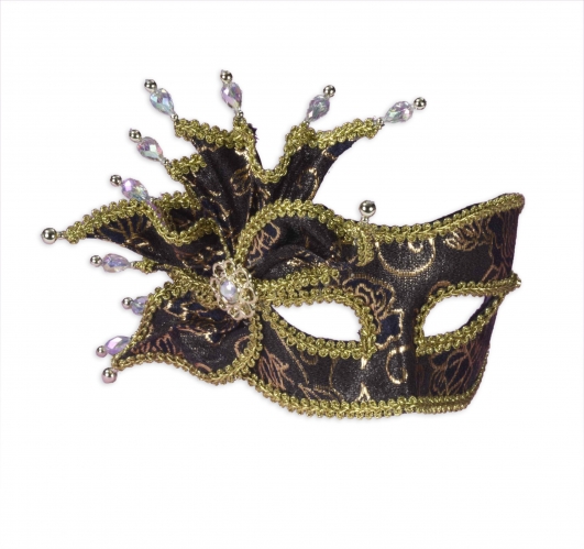 costume di carnevale MASCHERA LUSSO DAMASCATA
