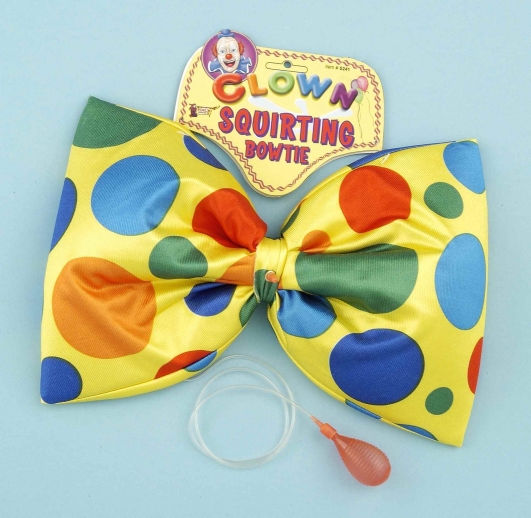 costume di carnevale FARFALLONE CLOWN CON SPRUZZINO