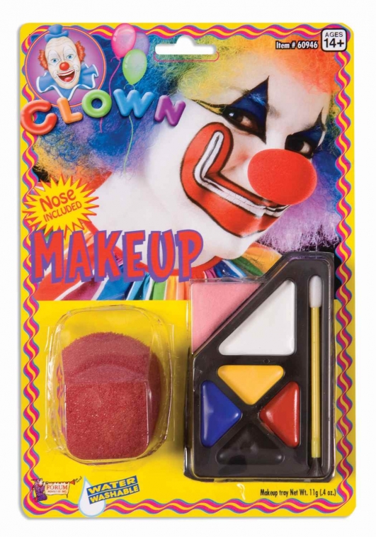 costume di carnevale MAKE UP PAGLIACCIO