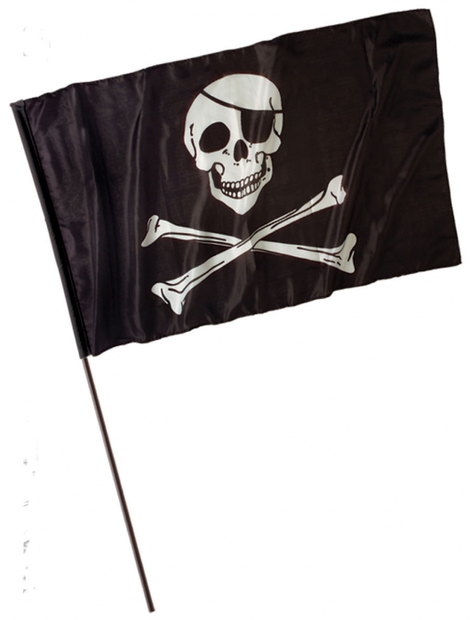 costume di carnevale BANDIERA PIRATA 129X70
