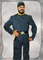 costume di carnevale SOLDATO SUDISTA