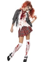 costume di carnevale ZOMBIE COLLEGIALE
