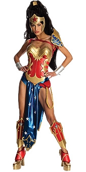 Wonder Woman Vestito Carnevale Donna WOW003