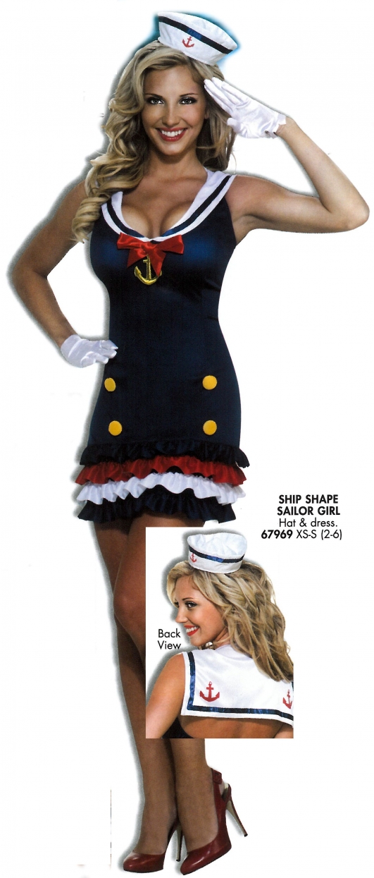 costume di carnevale SEXY MARINARETTA