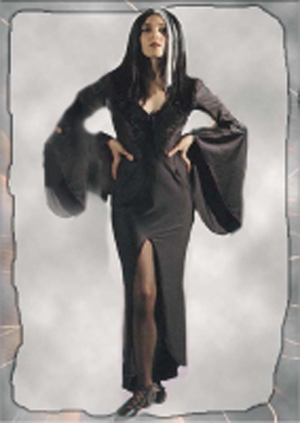 costume di carnevale MORTICIA ADDAMS