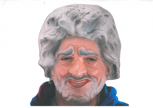 costume di carnevale MASCHERA BEPPE GRILLO