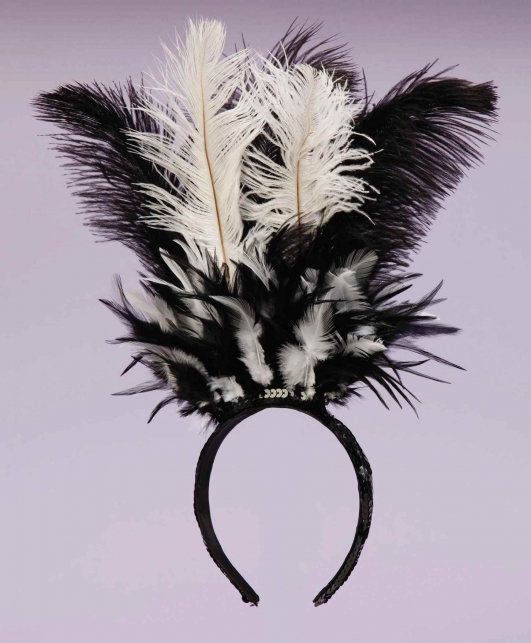 Accessorio Carnevale CERCHIETTO CON PIUME, COPRICAPI E CERCHIETTI, ACCESSORI