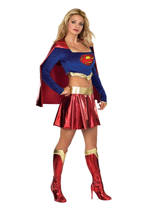 Costume Carnevale SUPER GIRL, SUPER EROI, COSTUMI MODERNI