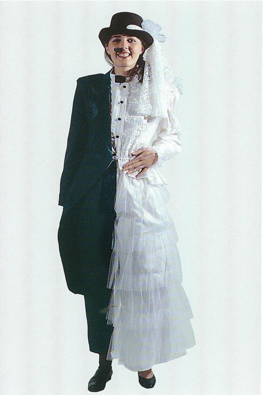 costume di carnevale MATRIMONIO BISEX SCHERZOSO