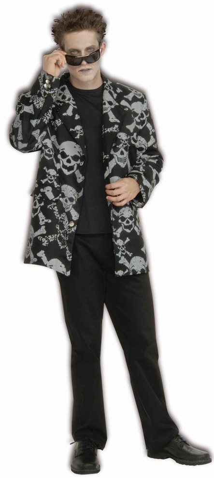 costume di carnevale GIACCA CON TESCHI