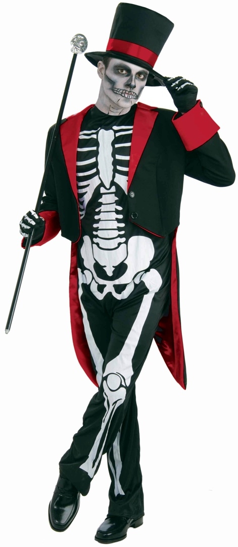 costume di carnevale MR.BONE-SCHELETRO GENTLEMEN