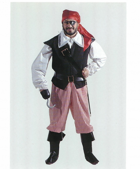 costume di carnevale PIRATA LUSSO