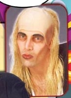 costume di carnevale PARRUCCA RIFF RAFF