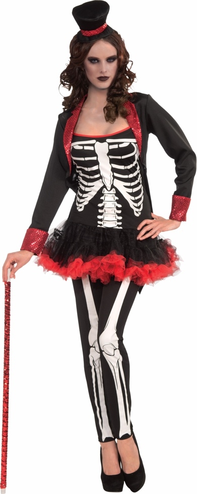 costume di carnevale MISS. BONE SCHELETRO SEXY
