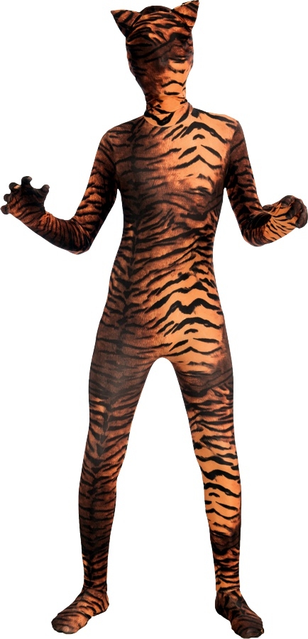 costume di carnevale TUTA TIGRE