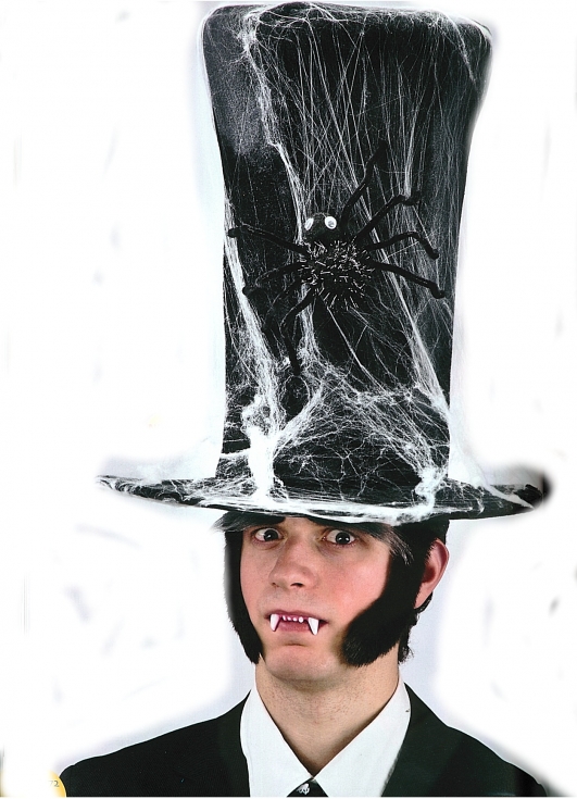 costume di carnevale TUBA NERA VAMPIRO