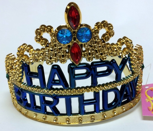 costume di carnevale TIARA HAPPY BIRTHDAY