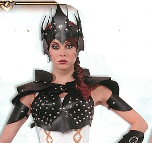 costume di carnevale SPALLOTTI GUERRIERA MEDIOEVO