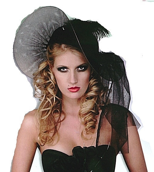 costume di carnevale CAPPELLO VEDOVA ALLEGRA
