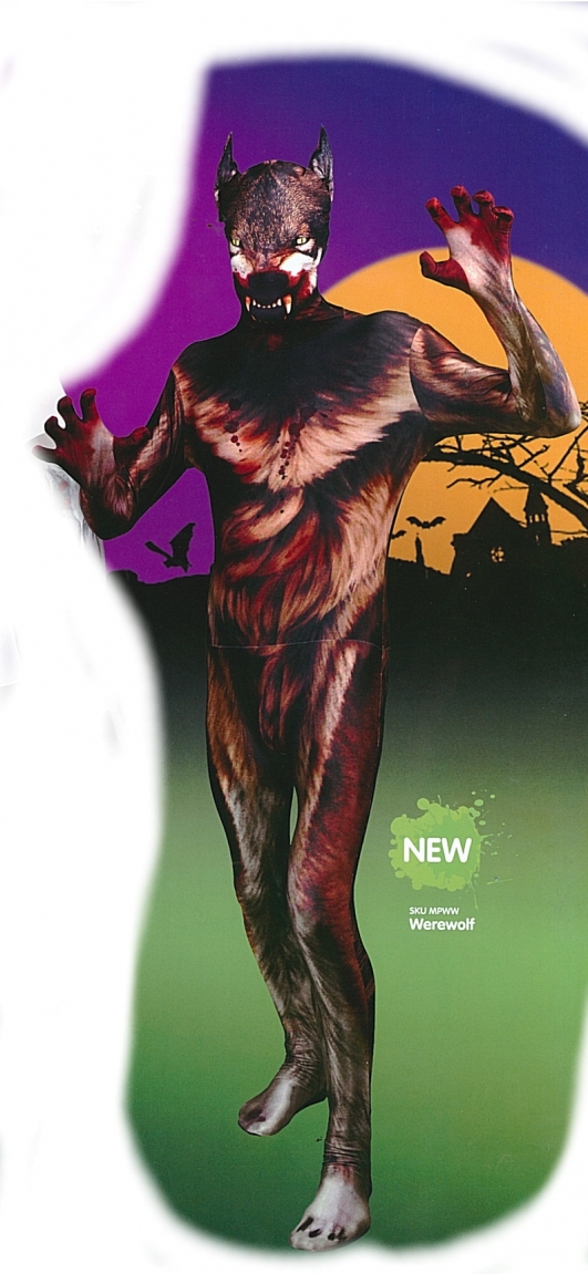 costume di carnevale WOLFMAN