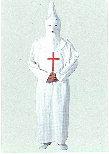 Costume Carnevale KU KLUX KLAN (KKK), HALLOWEEN