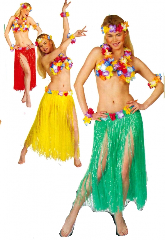 Accessorio Carnevale SET HAWAII LUSSO, HAWAIANA, ACCESSORI