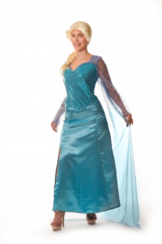 costume di carnevale FROZEN PRINCIPESSA DEI GHIACCI