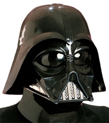 costume di carnevale MASCHERA DARTH VADER 2 PEZZI