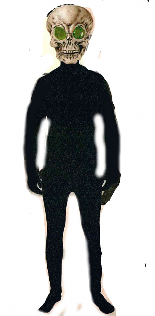 costume di carnevale ALIENO