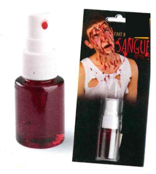 Costume Carnevale SANGUE FINTO SPRAY, TRUCCHI ED EFFETTI SPECIALI PER  HALLOWEEN, TRUCCHI VARI