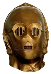 costume di carnevale MASCHERA C3PO