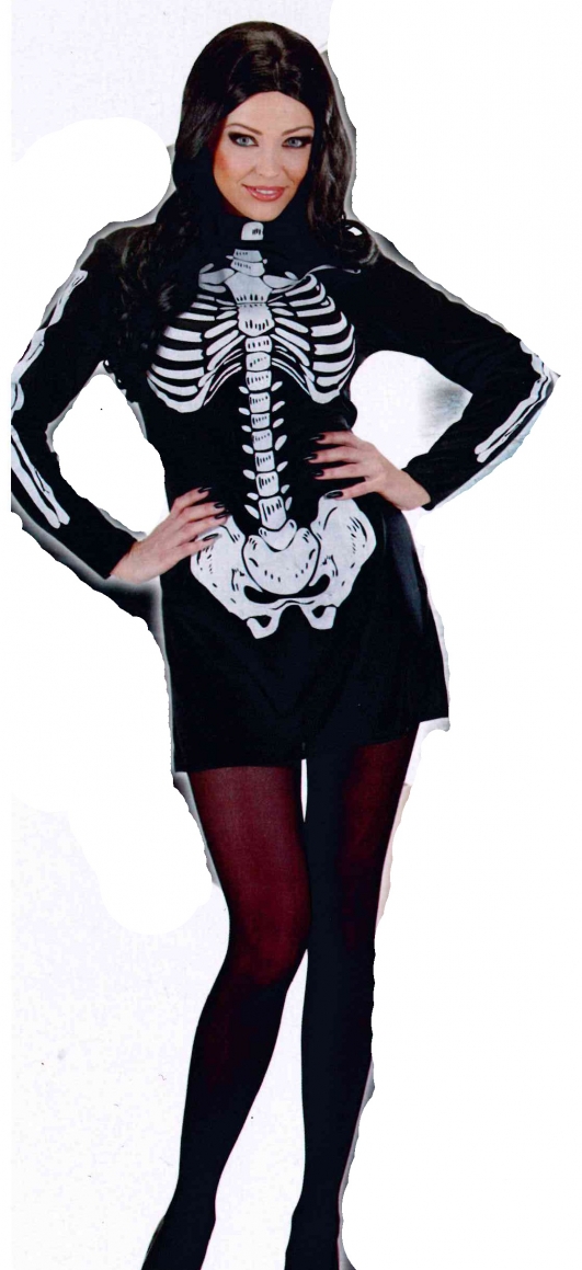 costume di carnevale SKELETON GIRL