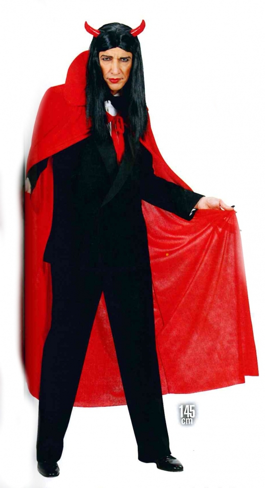 costume di carnevale MANTELLO DA DEVIL