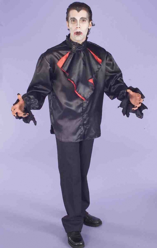 costume di carnevale CAMICIA LUSSO DA VAMPIRO