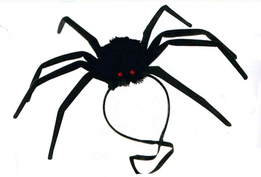 costume di carnevale CERCHIETTO RAGNO PELOSO