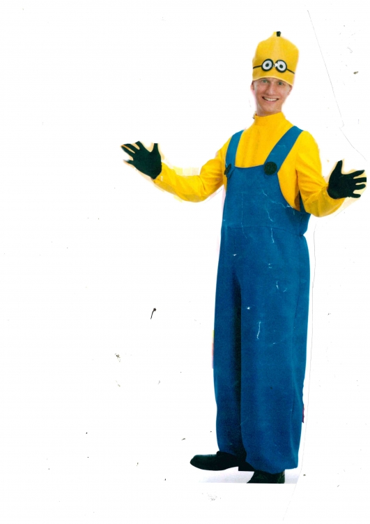 costume di carnevale OMINO GIALLO