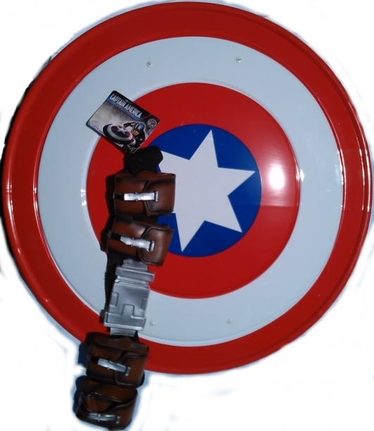 Costume Carnevale SCUDO CAPITAN AMERICA SUPER EROI COSTUMI