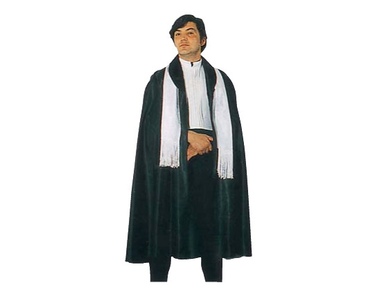 costume di carnevale MANTELLO FODERATO (CON SCIARPA)