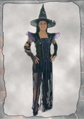 costume di carnevale STREGA VANESSA
