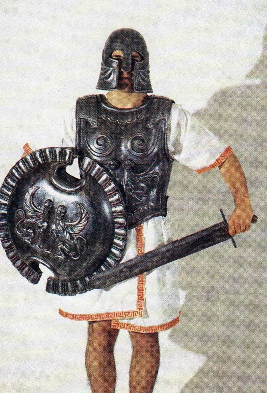costume di carnevale CORAZZA GRECA