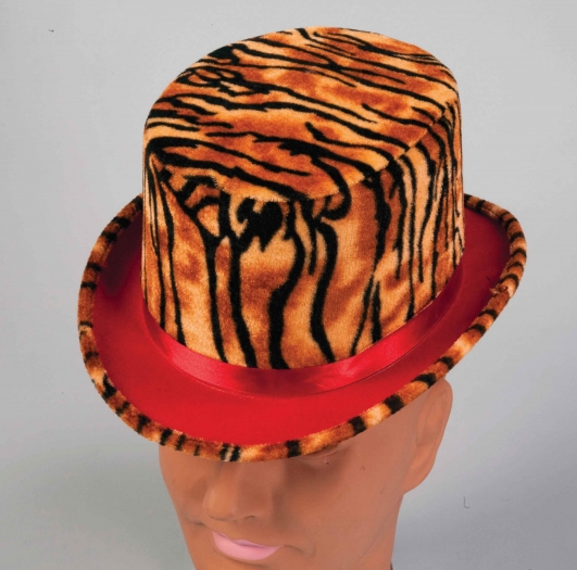 costume di carnevale CILINDRO LEOPARDATO