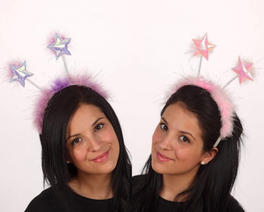 costume di carnevale CERCHIETTO CON STELLA COL. VARI