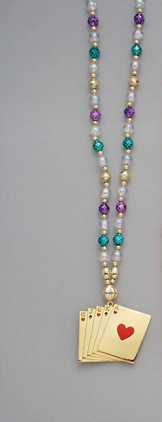 costume di carnevale COLLANA ASSO DI CUORI